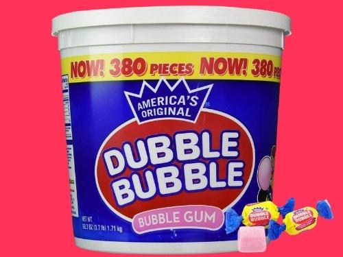 Dubble Bubble Bubble Gum 380ct Tub 